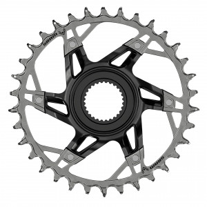 Placa pedalier chainring Sram T-type XX, 12s. 34 T.,BL/SILVER,ALUM.,DM, FOR BOSCH GEN4