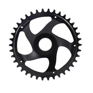 Placa pedalier KMC e-Bike Bosch Gen. 4, 38T Direct Mount, CL 52mm, 11/128" Narrow, Negru