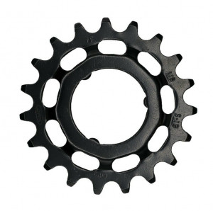 Placa pedalier pentru eBike KMC pentru Shimano 1/2\ X 1/8\ , 19 T, negru