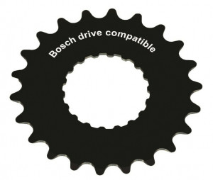 Placa pedalier pentru eBike Stronglight f.Bosch GEN2,17 T, black, 2015
