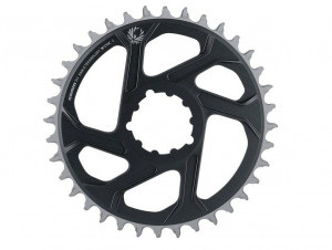 Placa pedalier Sram X-Sync 2 Eagle Boost DM 34T, gri, aluminiu, offset 3mm