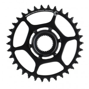 Placa pedalier Sram X-Sync2 Eagle Boost 12V, 34T, negru, otel, DM, pentru Bosch