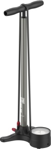 Pompa de podea Lezyne Sport HP Floor Drive, 220 psi, manometru analog, gri