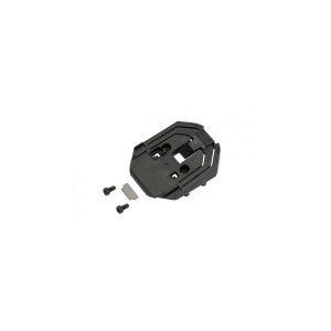 PowerTube add on plate kit vertical, incl. mounting plate, 2 x cylinder screw M4x8, locking clamp, 2 x springs