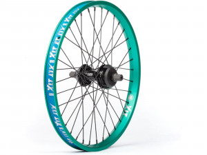 Roata BSD XLT Revolution Laufrad LHD (mit Nabenschutz), teal (schwarze Nabe)