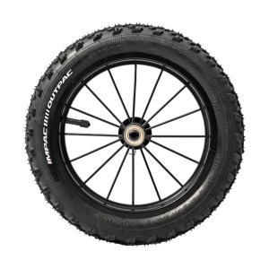Roata Metalica Cu Spite 12" Inclusiv Anvelope Pentru Remorca Roland Mini-Boy
