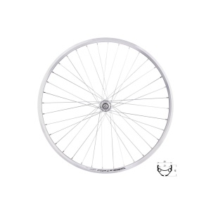Roata spate Force Prime 28 622x21 Argintie 36h