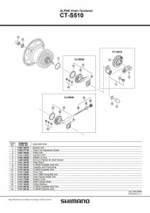 Role Shimano CT-S510