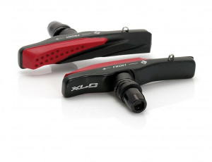 Saboti frana XLC Cartridge V-brake BS-V03 4 buc., 72mm, black/red