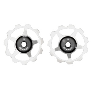 Set Rotițe Reverse Alu pentru Colab Chain-Tensioner, MTB, aluminiu, Argintiu