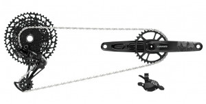 shifting comp. setSramNX Eagle DUB 175mm 12 s., 32t., X-Sync,chain,PG1230,11-50t.
