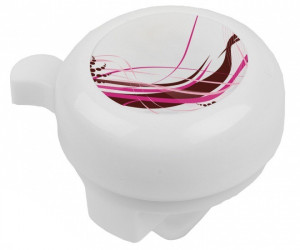 Sonerie M-Wave metal alb fancy