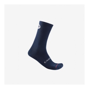 Sosete Castelli Scorpione Logo 20 Thermo, Albastru Belgian