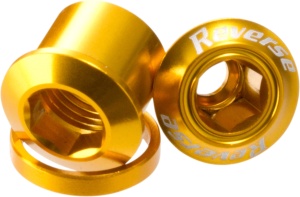 Șurub pentru foaie angrenaj Reverse Chainring Bolt, Auriu