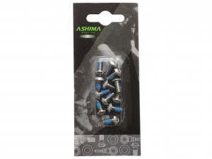 Suruburi Ashima M5*10 pentru disc 12 bucati argintii