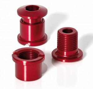 Suruburi prindere foi angrenaj XLC 5buc/set red