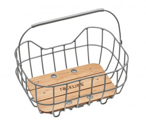 System basket Racktime Baskit Breeze 22l 47x33x24cm, silver, incl. SnapIt adapter