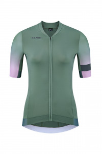 Tricou ciclism Cube Blackline WS Jersey Fade S/S Olive Violet