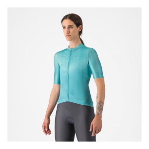 Tricou cu maneca scurta Castelli Fantasia, pentru femei, albastru piscina