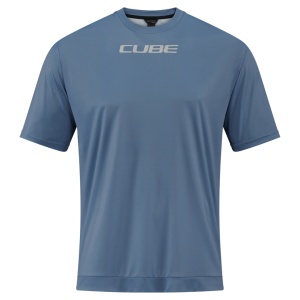 TRICOU CUBE ATX ROUND NECK TECH S/S SMOKE BLUE