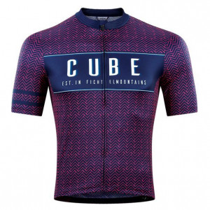 Tricou Cube Blackline Jersey 2020 S/S Blue Pink