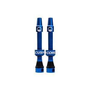 Valvă tubeless Cush Core Presta, 55mm, Albastru Marin