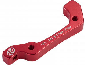 Adaptor frana REVERSE BRAKE DISC ADAPTER IS-PM 180 FR+160 RE rosu