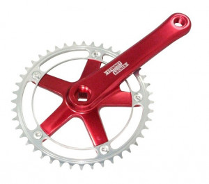 Angrenaj 1v 46T Sturmey Archer FCT 66RA 170mm rosu