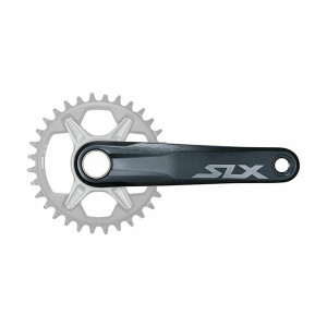 Angrenaj pedalier Shimano SLX FC-M7100-1, fara foaie, brat 175mm, pt. 12 vit. pe spate, Hollowtech 2,