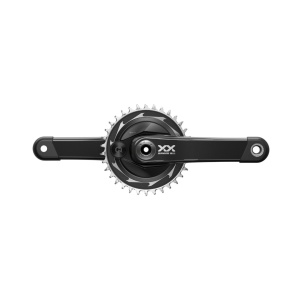 Angrenaj pedalier SRAM Quarq XX SL Eagle T-Type, 175 mm, 34T, DUB, carbon, AXS, compatibil Flight Attendant