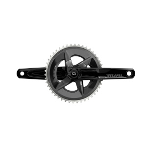 Angrenaj pedalier SRAM Rival AXS Powermeter, 46/33T, brat 175 mm, DUB, 12 viteze, chainline 45.0 mm
