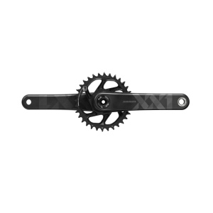 Angrenaj pedalier SRAM XX1 Eagle DUB, carbon, 34T, 175 mm, negru