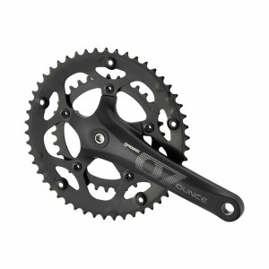 Angrenaj Prowhell Ounce-421-N, alu, negru, 170mm, 39/53T otel/alu, negre (foi schimbabile) OEM