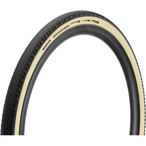 Anvelopa PIRELLI Cinturato Gravel H High Perf., 45-622, 120Tpi, TLR Smartevo GR, Neagra/Bej - 622 mm / 28-29 inch, 45 mm, Pliabila/Folding, Tubeless