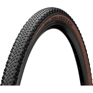 Anvelopa pliabila CONTINENTAL Terra Speed ProTection 28x1.50", 40-622, Skin, Negru/Maro