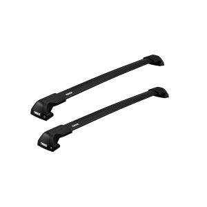 Bare transversale Thule Evo Flush Rail WingBar Edge Black pentru VOLVO XC40 5 usi SUV, model 2018 - prezent, Sistem cu prindere pe bare longitudinale integrate