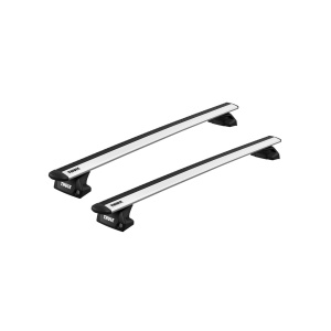 Bare transversale Thule Evo Flush Rail Wingbar Evo pentru HYUNDAI Tucson, 5 usi SUV, model 2015-2021, Sistem cu prindere pe bare longitudinale integrate
