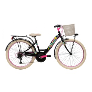 Bicicleta Adriatica Girl 20 Bimba 7V, Neagra
