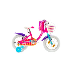 Bicicleta Copii DHS Icecream - 16 Inch, Roz