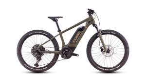 BICICLETA ELECTRICA CUBE ACID 240 HYBRID ROOKIE SLX 500 DUSTYOLIVE GOLD 2025 24"