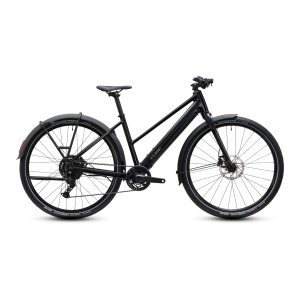 Bicicleta Electrica Cube Editor, Hybrid ONE 360 Fe Trapeze, Black Irongrey 2027 - 28"