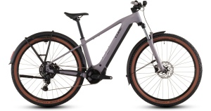 Bicicleta Electrică Cube REACTION HYBRID PERFORMANCE 600 FE, Plumgrey BLACK, 2026 - 29"