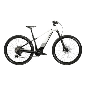 Bicicleta electrica Kross Influx Hyb 5.0 800 27,5" negru/alb lucios