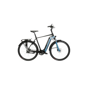Bicicleta Electrica Kross SENTIO 7.0, Black / BLUE GLOSSY – 28"