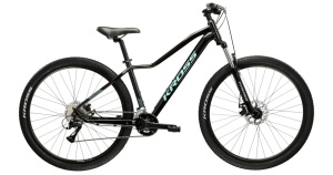 Bicicleta KROSS LEA 3.0, M , 2025, Negru/Menta/Lucios - 29"