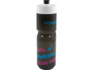 Bidon F6 800ml, transparent-negru