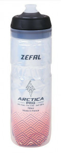 Bidon Zefal Arctica Pro 75 750ML/25OZ HEIGHT 259mm argintiu/rosu
