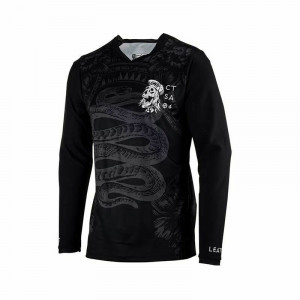 Bluza Jersey MTB Gravity 3.0 negru