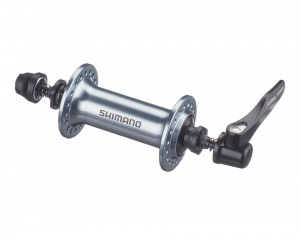 Butuc fata Shimano HB-RS400 32h OLD100mm argintiu