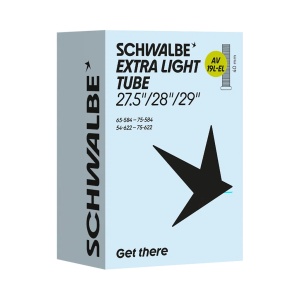 Camera Schwalbe AV 19L-EL Extra Light 27.5/29 Inch 54/75-584/622 AV 40mm